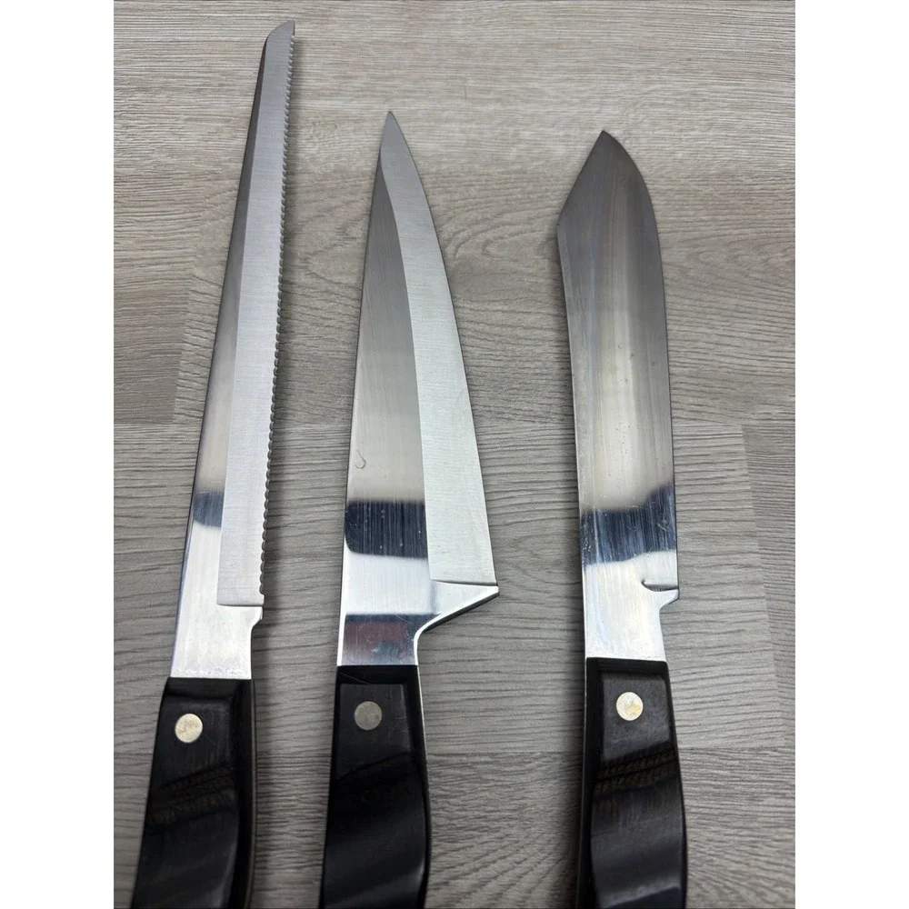 VTG EKCO USA Arrowhead Stainless Steel Butcher Knife,Slicer Knife,Chef Knife USA